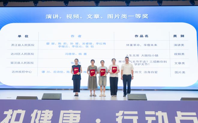 国医师节暨第三届健康科普大赛成功举办九游会网址是多少达州市庆祝第八个中(图3)